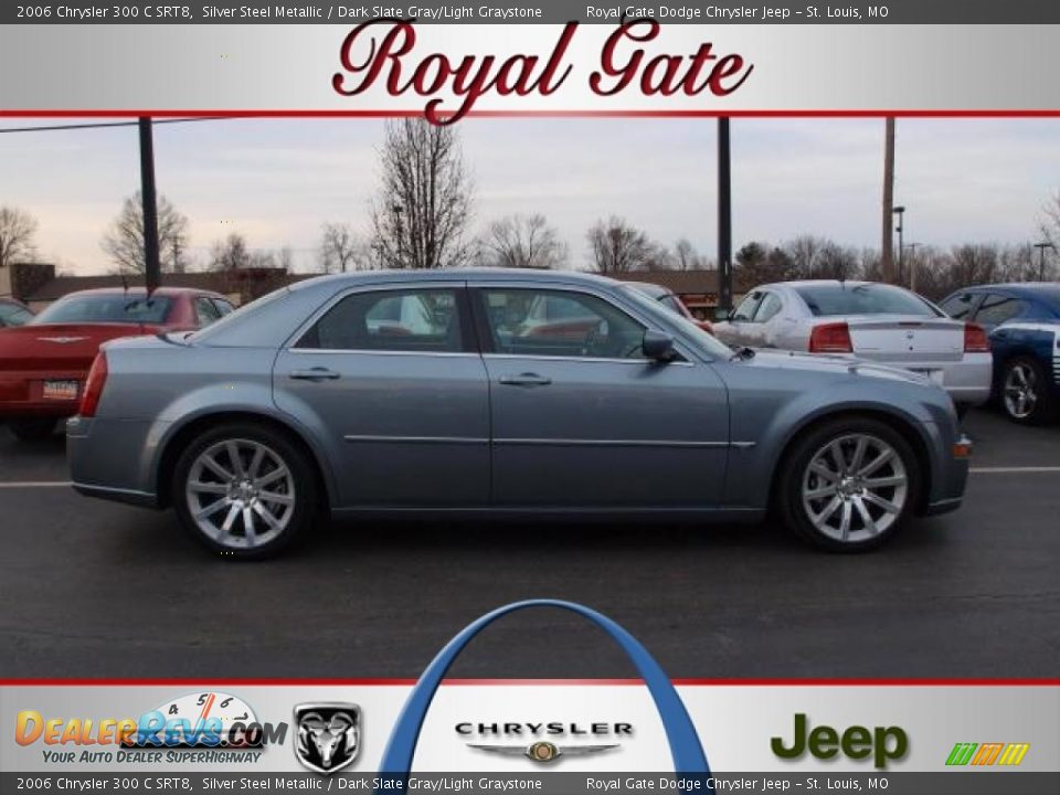 2006 Chrysler 300 C SRT8 Silver Steel Metallic / Dark Slate Gray/Light Graystone Photo #1