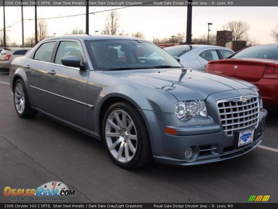 2006 Chrysler 300 C SRT8 Silver Steel Metallic / Dark Slate Gray/Light Graystone Photo #2