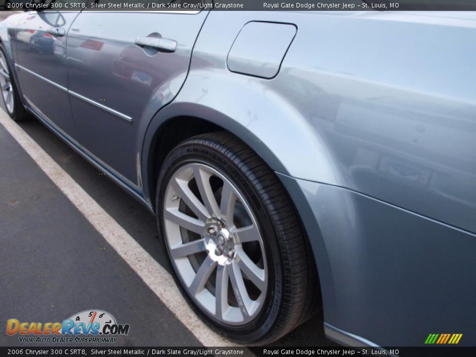 2006 Chrysler 300 C SRT8 Silver Steel Metallic / Dark Slate Gray/Light Graystone Photo #4