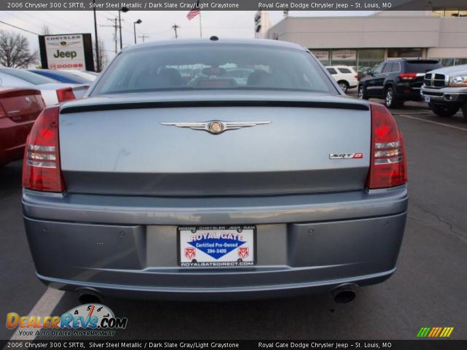 2006 Chrysler 300 C SRT8 Silver Steel Metallic / Dark Slate Gray/Light Graystone Photo #6