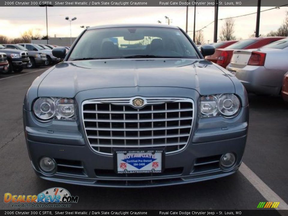 2006 Chrysler 300 C SRT8 Silver Steel Metallic / Dark Slate Gray/Light Graystone Photo #8