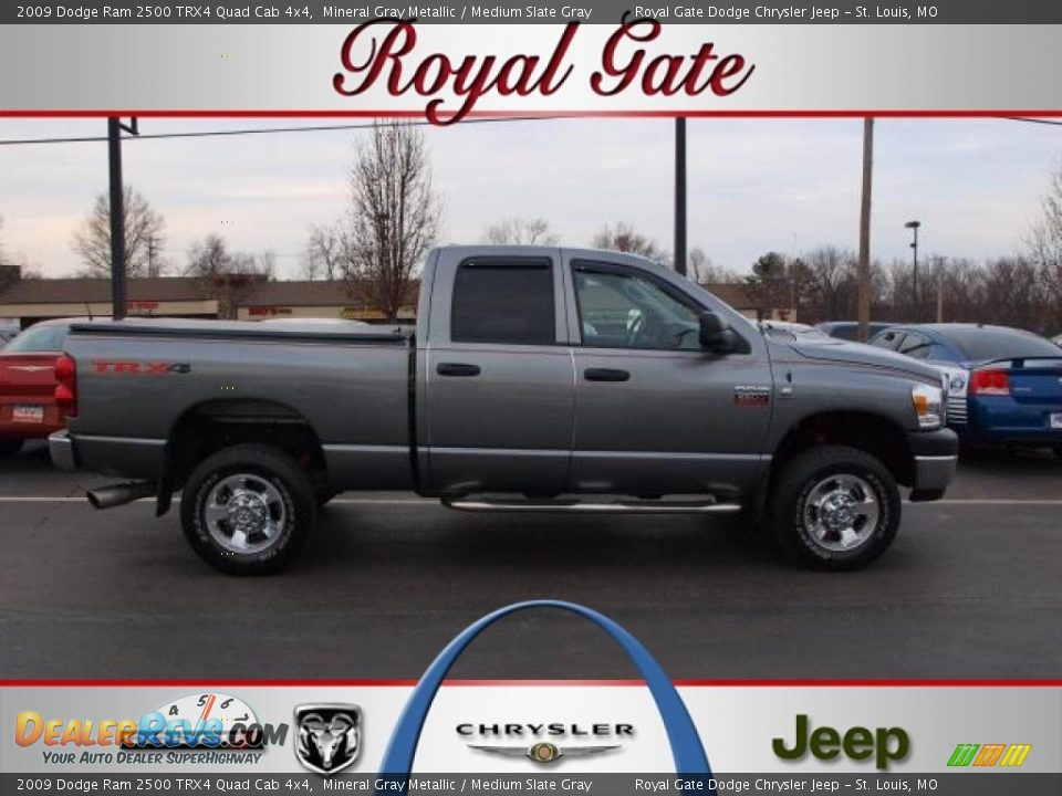 2009 Dodge Ram 2500 TRX4 Quad Cab 4x4 Mineral Gray Metallic / Medium Slate Gray Photo #1