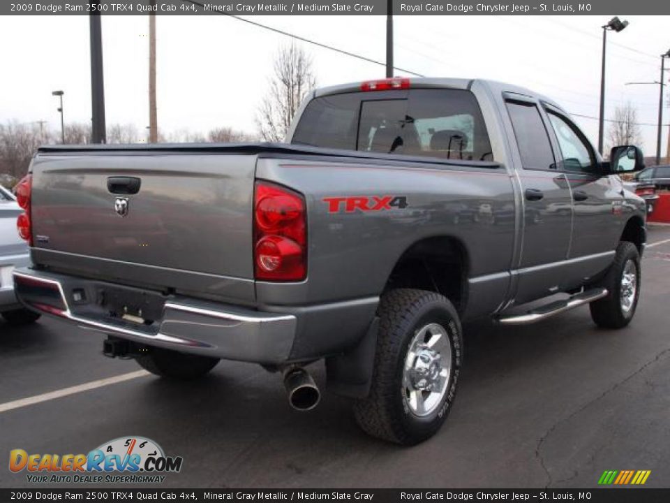 2009 Dodge Ram 2500 TRX4 Quad Cab 4x4 Mineral Gray Metallic / Medium Slate Gray Photo #3