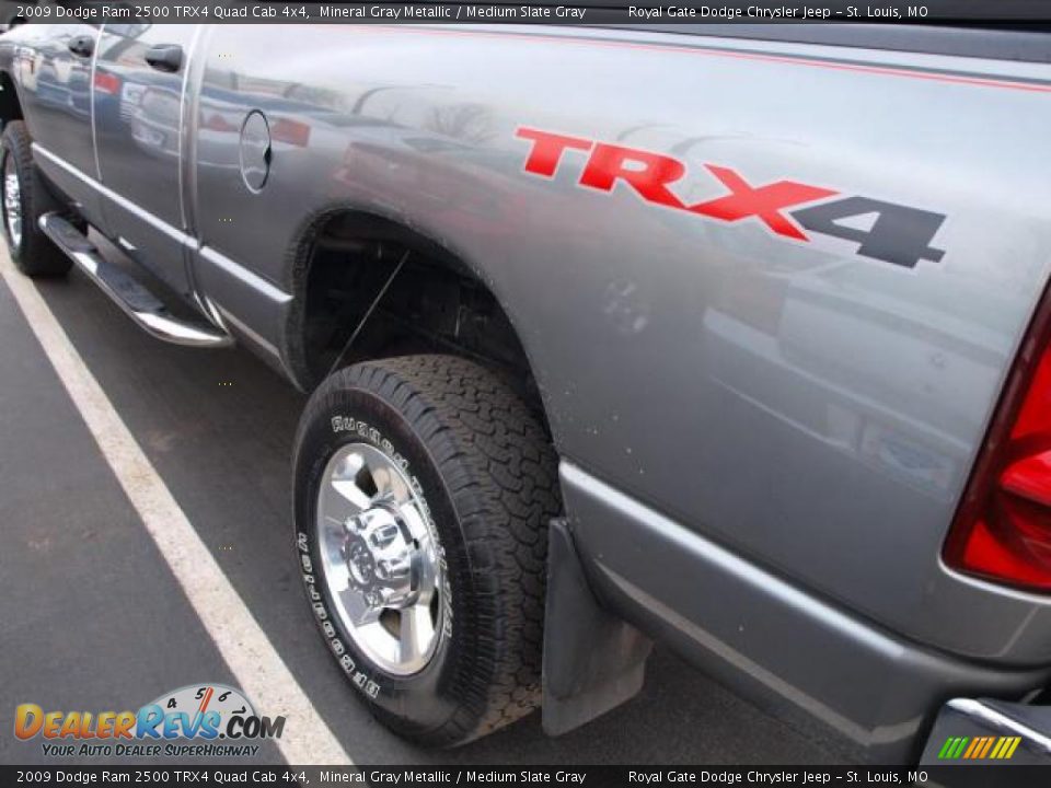 2009 Dodge Ram 2500 TRX4 Quad Cab 4x4 Mineral Gray Metallic / Medium Slate Gray Photo #4