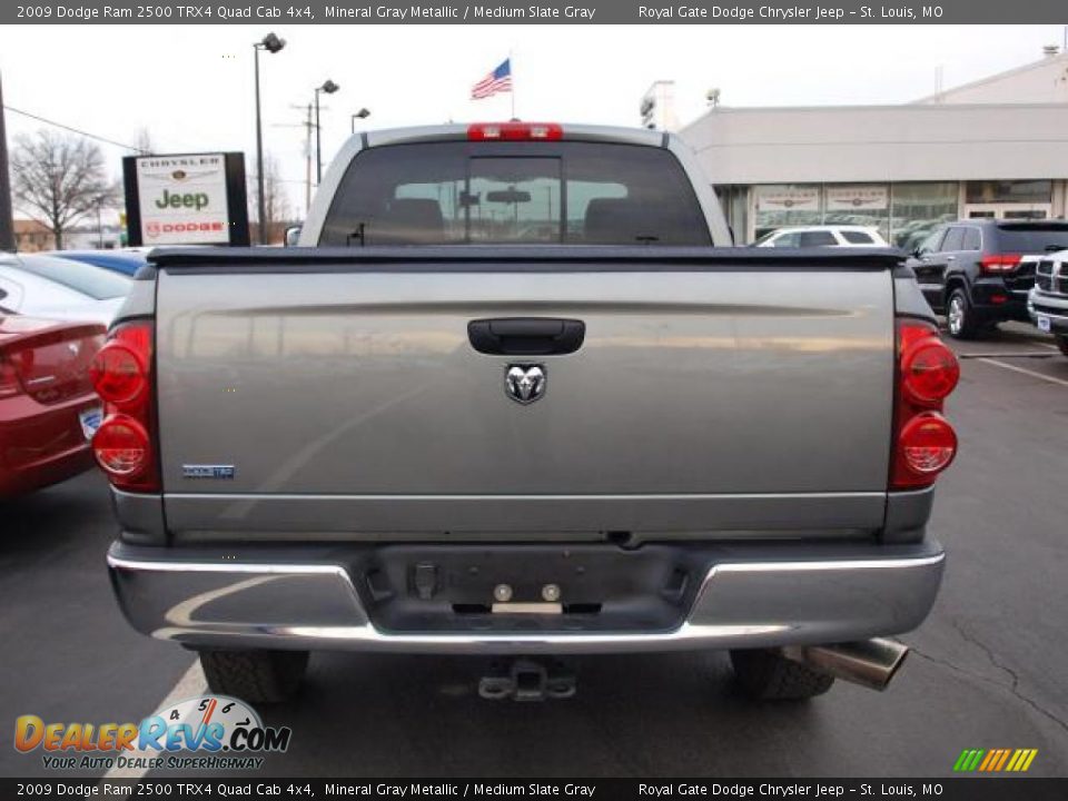 2009 Dodge Ram 2500 TRX4 Quad Cab 4x4 Mineral Gray Metallic / Medium Slate Gray Photo #6