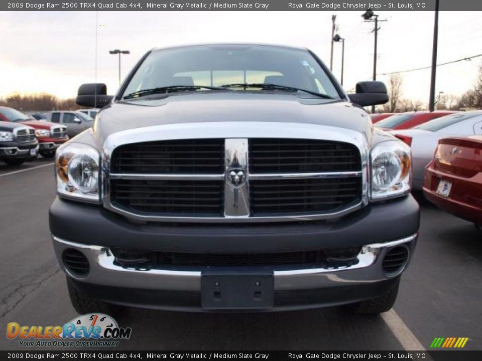 2009 Dodge Ram 2500 TRX4 Quad Cab 4x4 Mineral Gray Metallic / Medium Slate Gray Photo #8