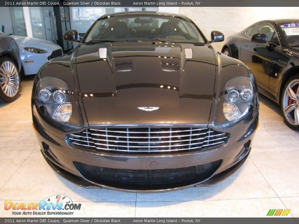 2011 Aston Martin DBS Coupe Quantum Silver / Obsidian Black Photo #2