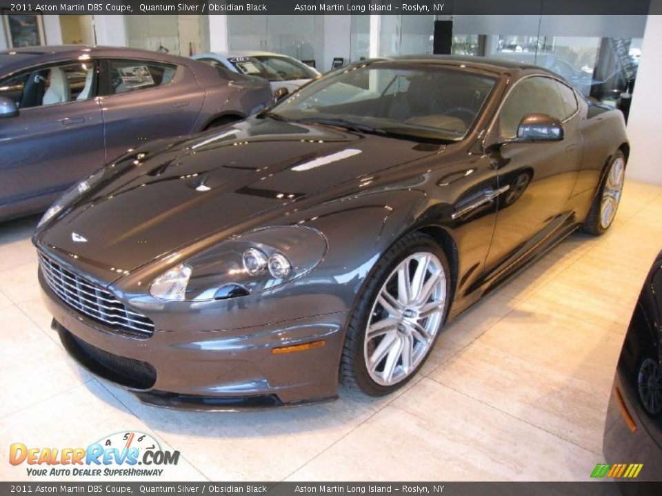 2011 Aston Martin DBS Coupe Quantum Silver / Obsidian Black Photo #3