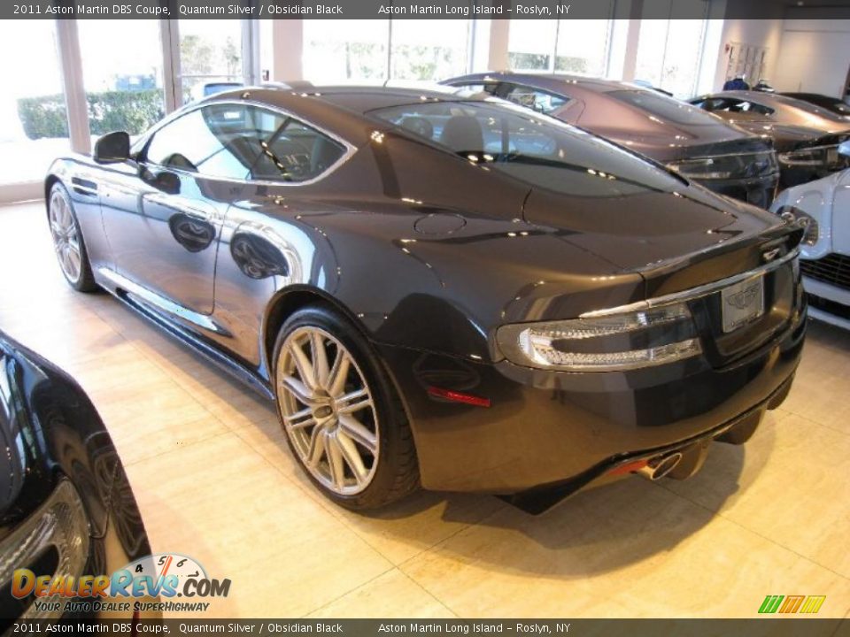 2011 Aston Martin DBS Coupe Quantum Silver / Obsidian Black Photo #4
