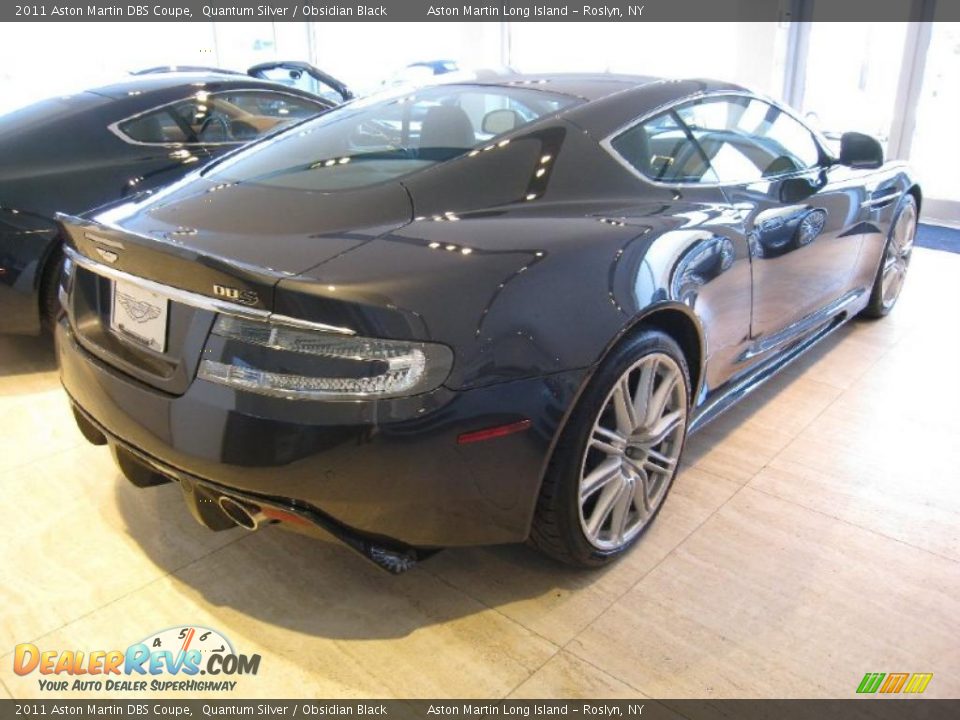 2011 Aston Martin DBS Coupe Quantum Silver / Obsidian Black Photo #5