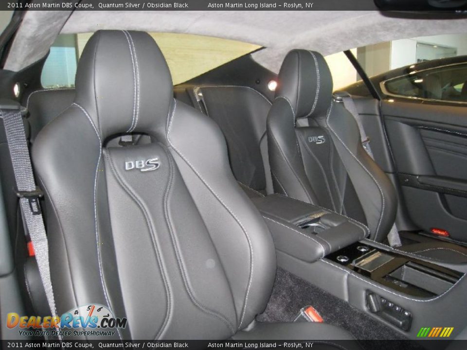 Obsidian Black Interior - 2011 Aston Martin DBS Coupe Photo #11