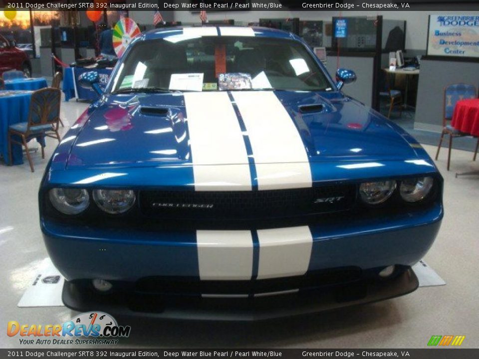 Deep Water Blue Pearl 2011 Dodge Challenger SRT8 392 Inaugural Edition Photo #7