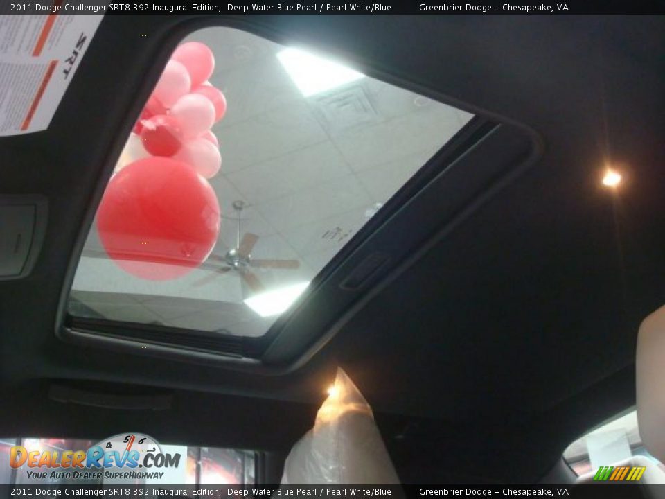 Sunroof of 2011 Dodge Challenger SRT8 392 Inaugural Edition Photo #11
