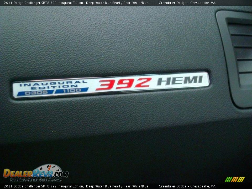 2011 Dodge Challenger SRT8 392 Inaugural Edition Logo Photo #17