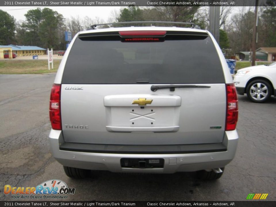 2011 Chevrolet Tahoe LT Sheer Silver Metallic / Light Titanium/Dark Titanium Photo #4