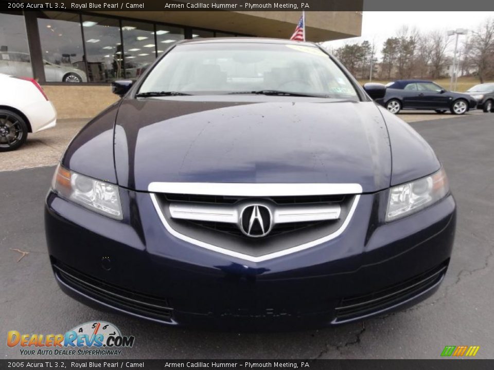 2006 Acura TL 3.2 Royal Blue Pearl / Camel Photo #3