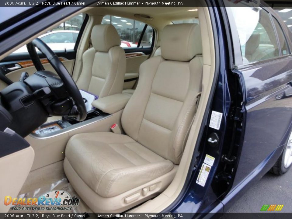 2006 Acura TL 3.2 Royal Blue Pearl / Camel Photo #17