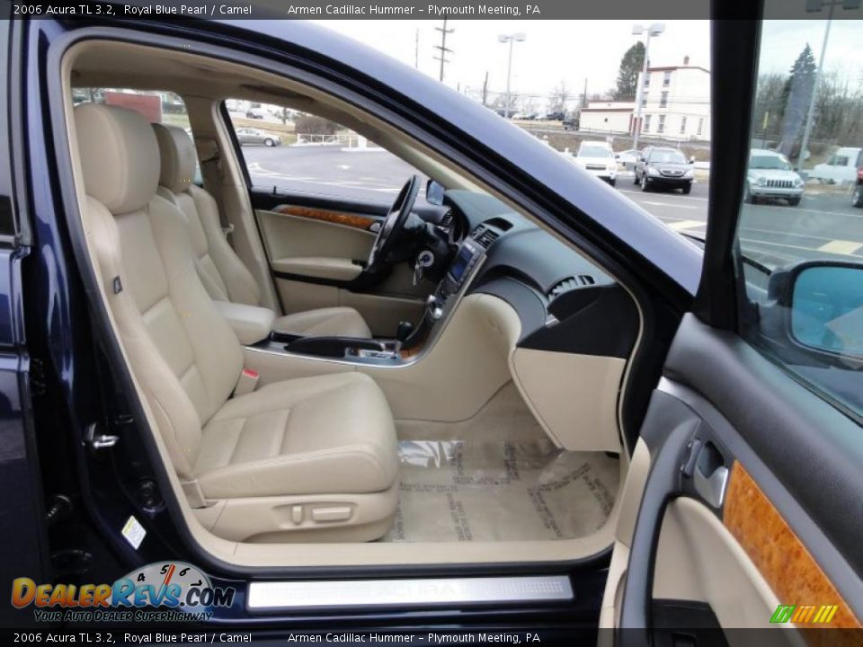 2006 Acura TL 3.2 Royal Blue Pearl / Camel Photo #20