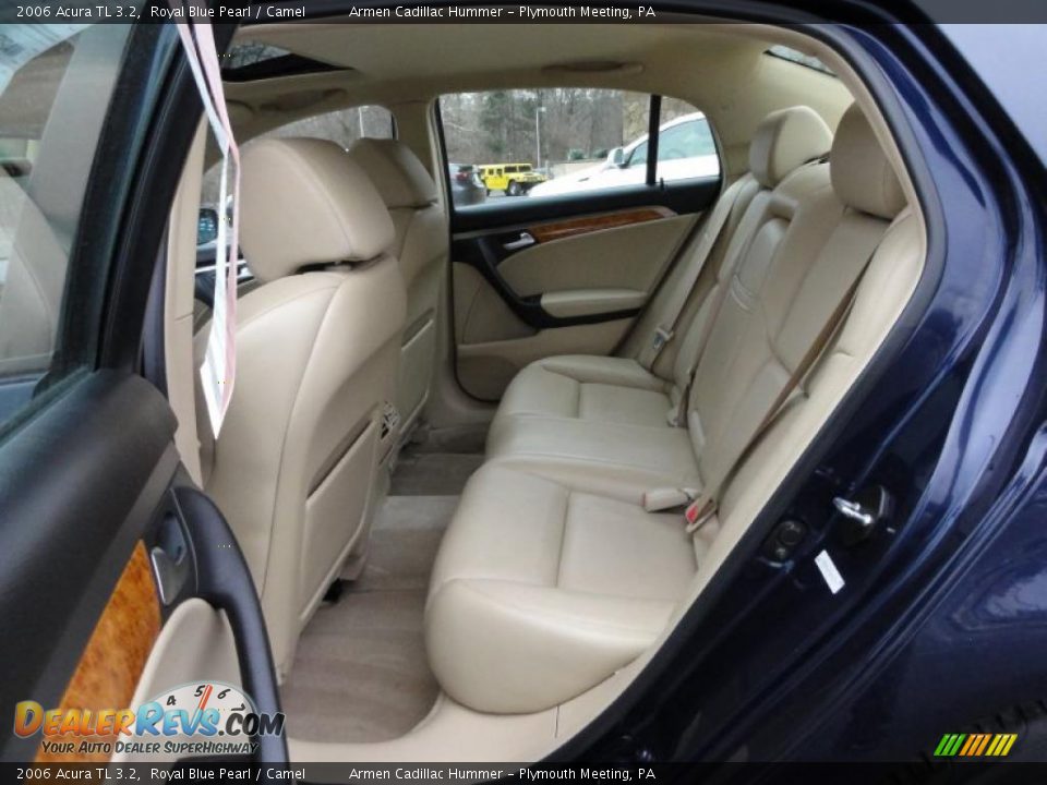 2006 Acura TL 3.2 Royal Blue Pearl / Camel Photo #24