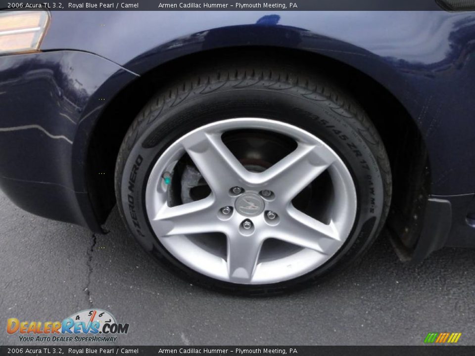 2006 Acura TL 3.2 Royal Blue Pearl / Camel Photo #31
