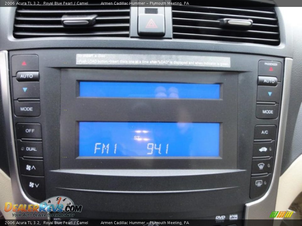 2006 Acura TL 3.2 Royal Blue Pearl / Camel Photo #32