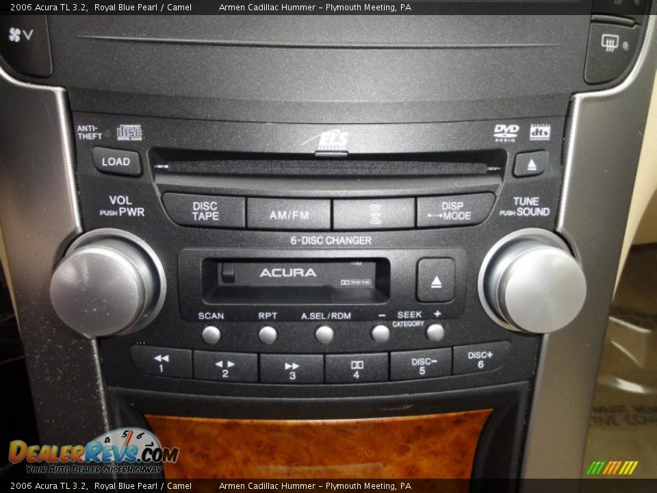 2006 Acura TL 3.2 Royal Blue Pearl / Camel Photo #33