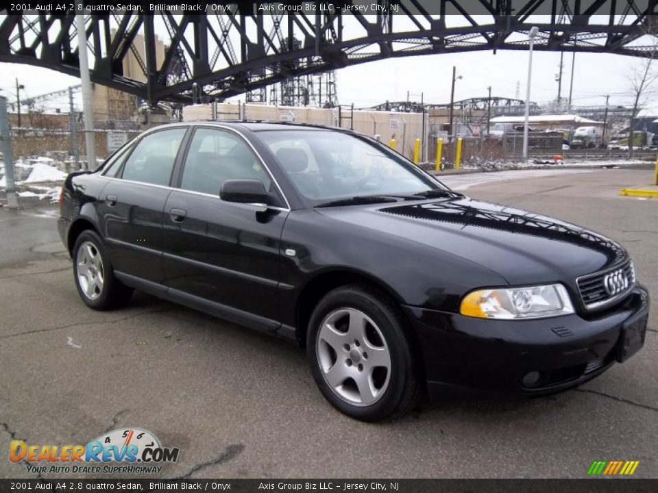 Front 3/4 View of 2001 Audi A4 2.8 quattro Sedan Photo #3