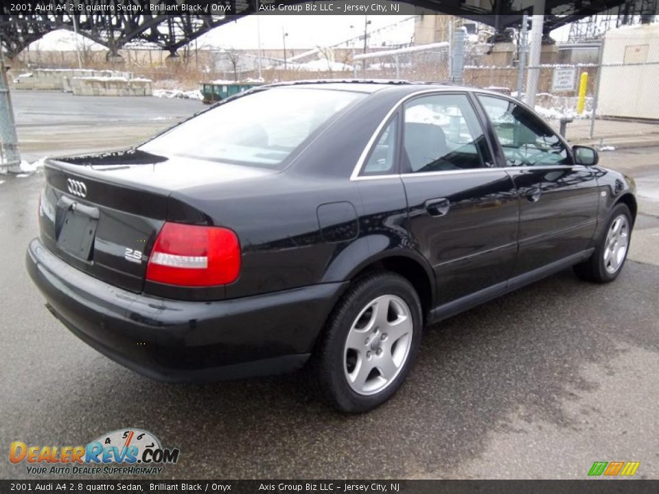 Brilliant Black 2001 Audi A4 2.8 quattro Sedan Photo #4