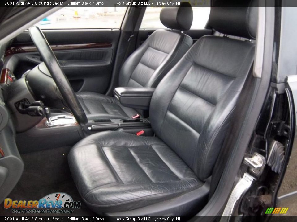 Onyx Interior - 2001 Audi A4 2.8 quattro Sedan Photo #8