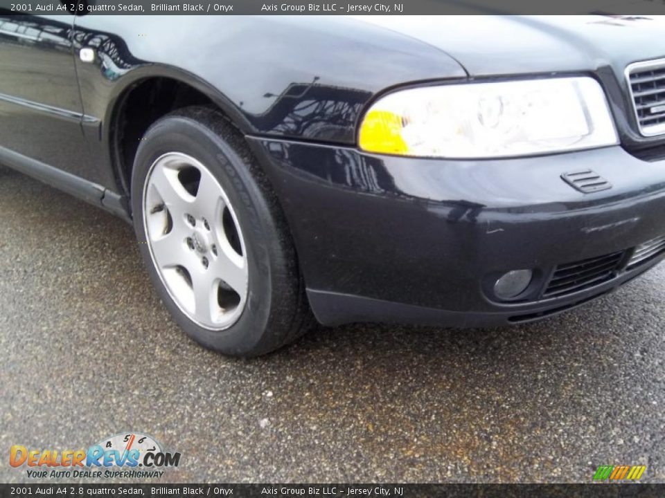 2001 Audi A4 2.8 quattro Sedan Brilliant Black / Onyx Photo #18