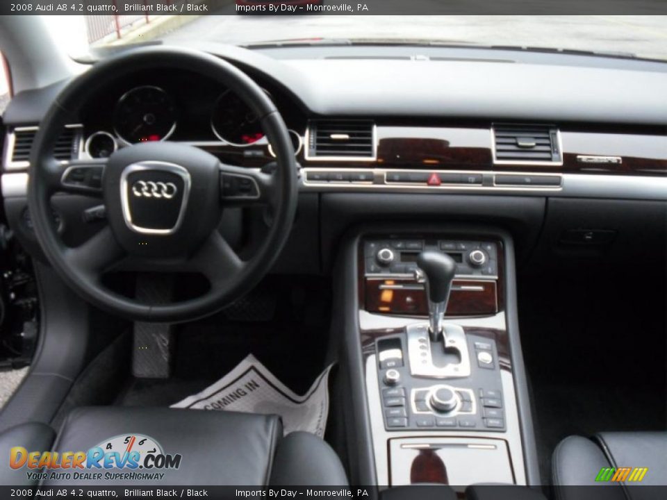 Dashboard of 2008 Audi A8 4.2 quattro Photo #8