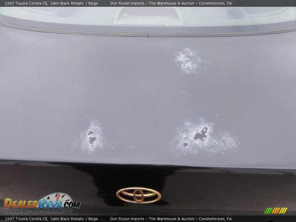 1997 Toyota Corolla CE Satin Black Metallic / Beige Photo #29
