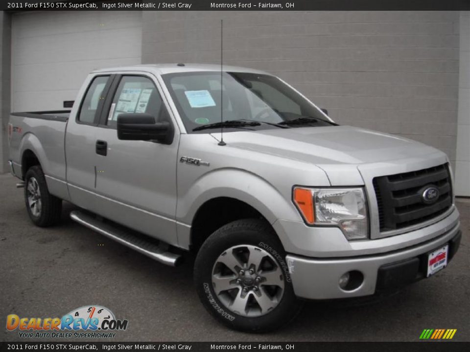 Ingot Silver Metallic 2011 Ford F150 STX SuperCab Photo #2