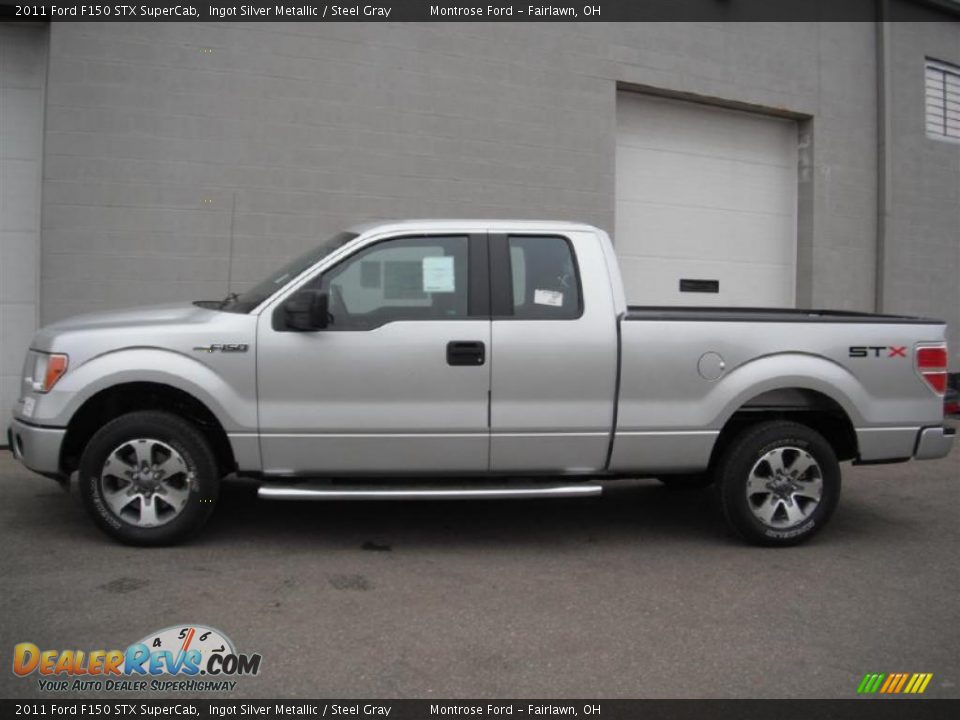 Ingot Silver Metallic 2011 Ford F150 STX SuperCab Photo #3