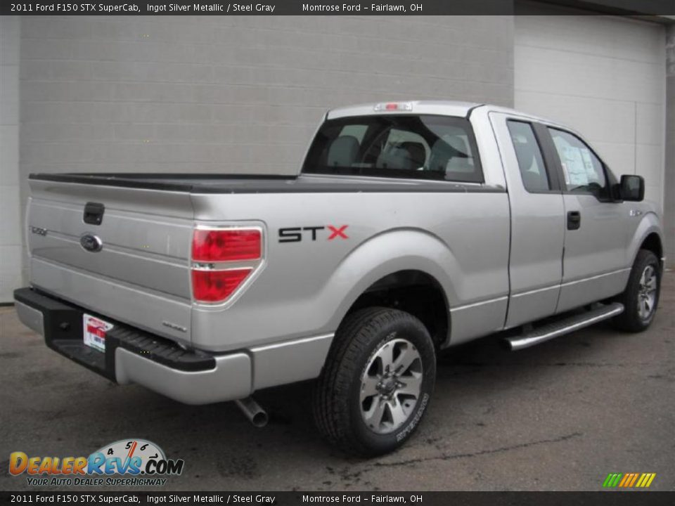 Ingot Silver Metallic 2011 Ford F150 STX SuperCab Photo #5