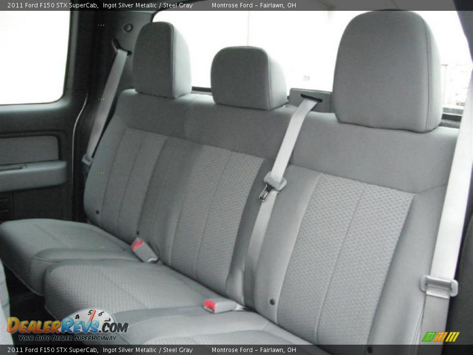 Steel Gray Interior - 2011 Ford F150 STX SuperCab Photo #27