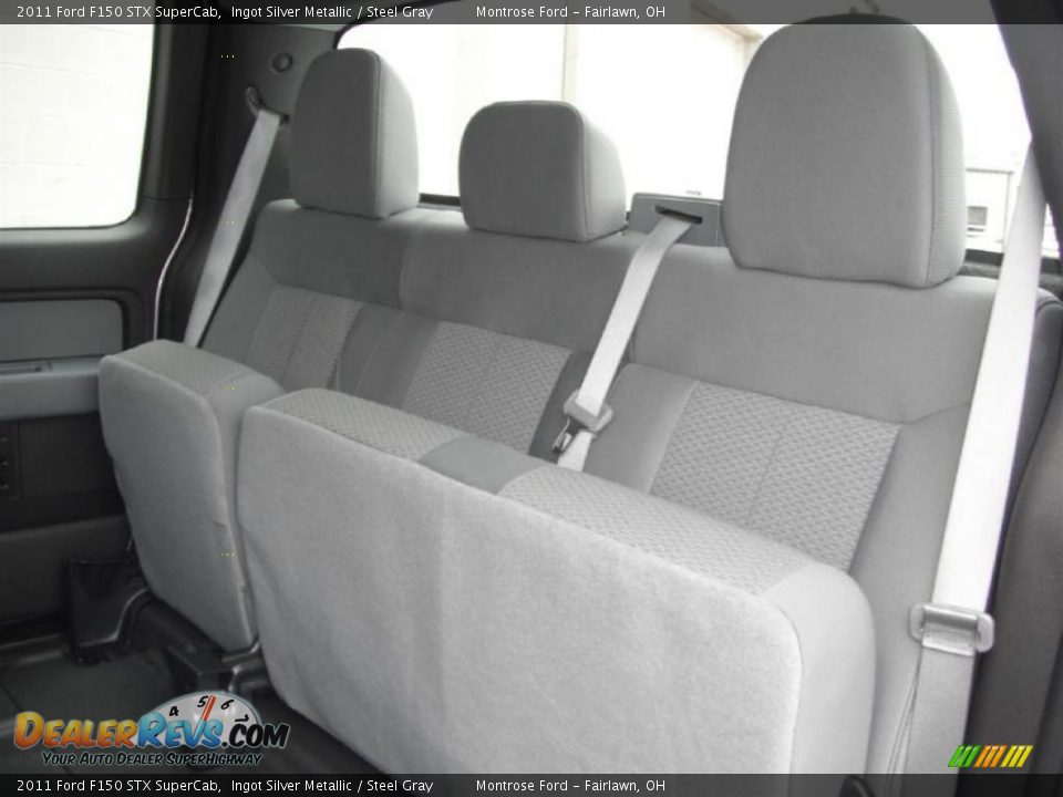 Steel Gray Interior - 2011 Ford F150 STX SuperCab Photo #28