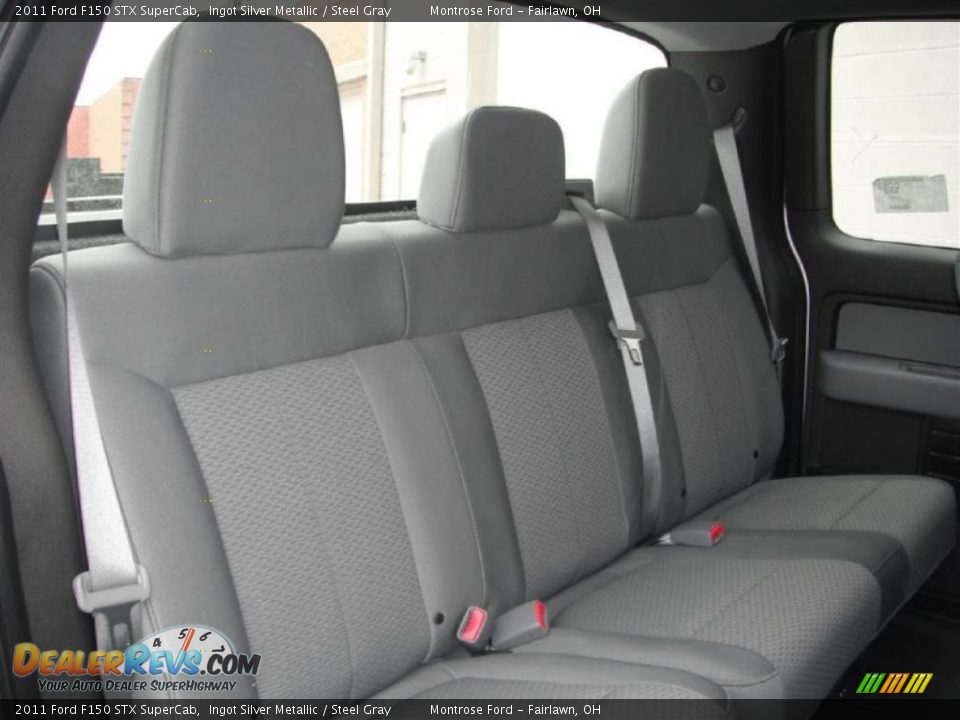 Steel Gray Interior - 2011 Ford F150 STX SuperCab Photo #29