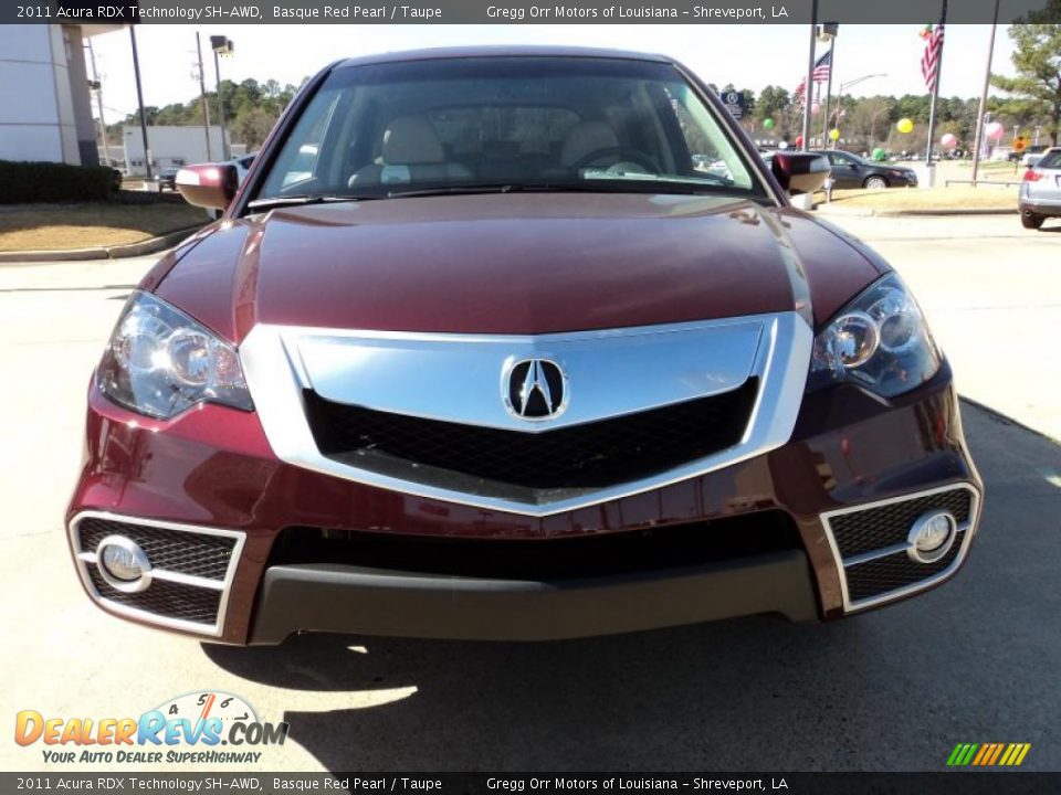 2011 Acura RDX Technology SH-AWD Basque Red Pearl / Taupe Photo #5