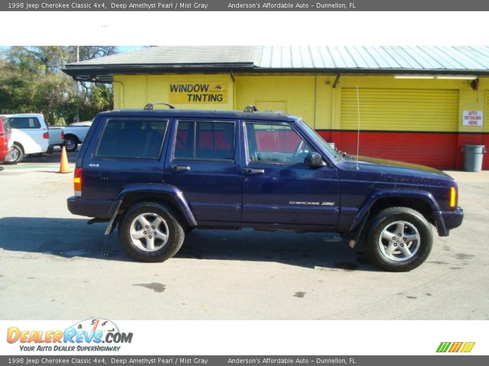 Deep Amethyst Pearl 1998 Jeep Cherokee Classic 4x4 Photo #2
