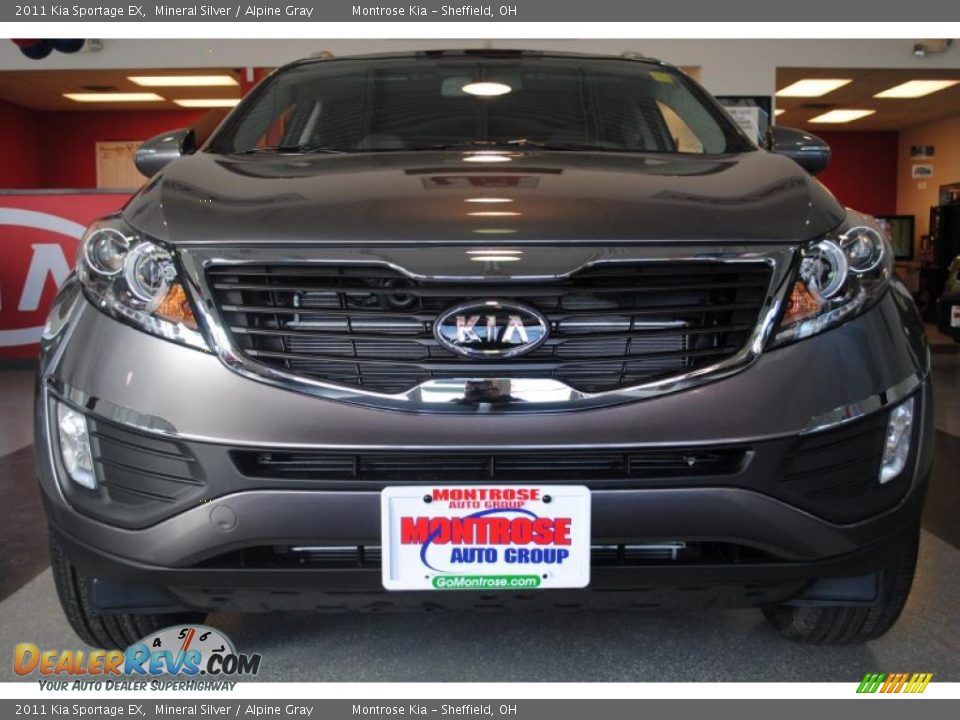 2011 Kia Sportage EX Mineral Silver / Alpine Gray Photo #10