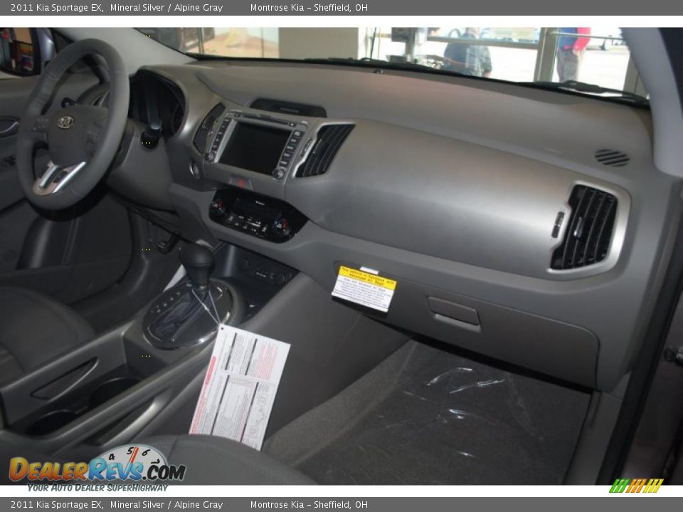 2011 Kia Sportage EX Mineral Silver / Alpine Gray Photo #13