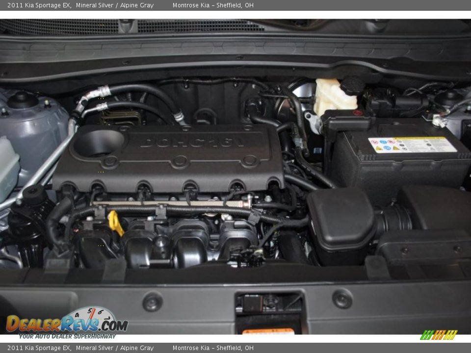 2011 Kia Sportage EX 2.4 Liter DOHC 16-Valve CVVT 4 Cylinder Engine Photo #19