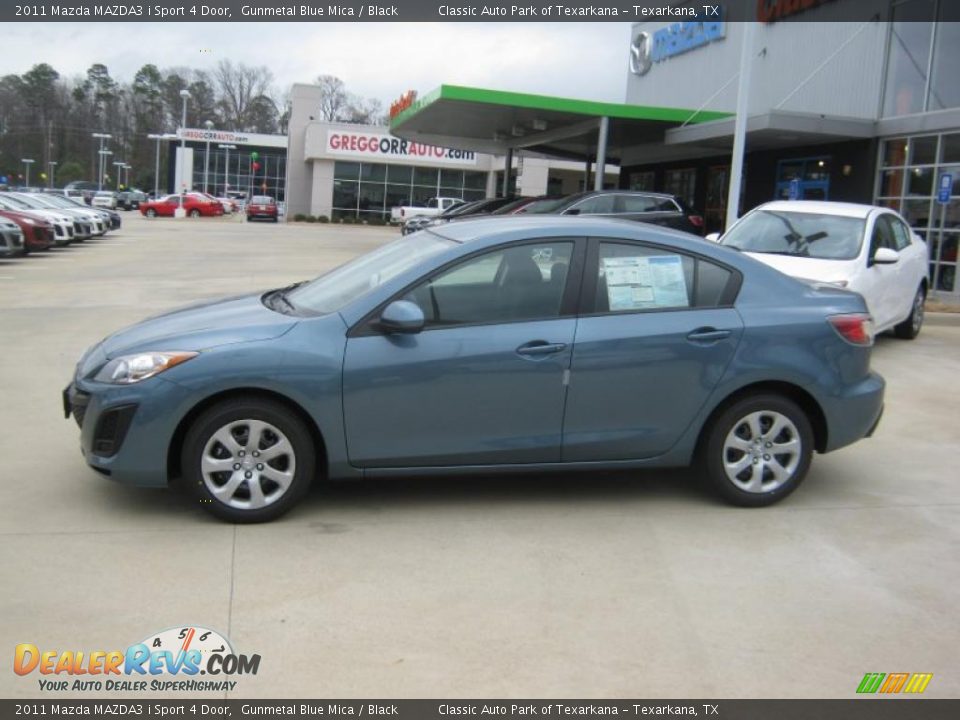 Gunmetal Blue Mica 2011 Mazda MAZDA3 i Sport 4 Door Photo #2