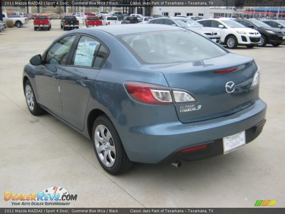 Gunmetal Blue Mica 2011 Mazda MAZDA3 i Sport 4 Door Photo #3