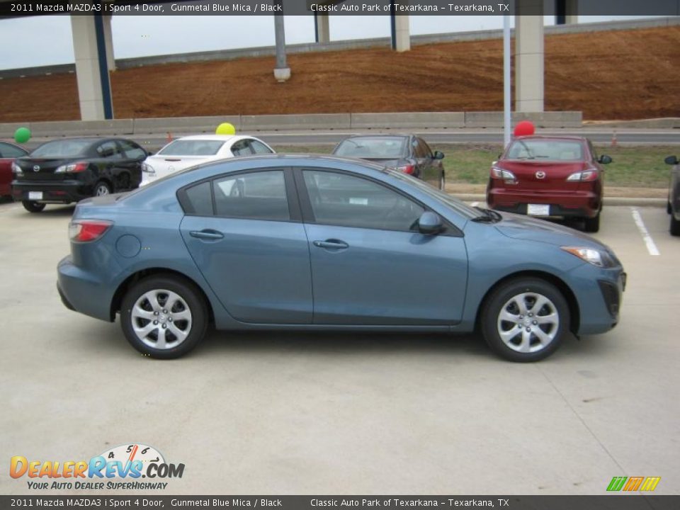 Gunmetal Blue Mica 2011 Mazda MAZDA3 i Sport 4 Door Photo #6
