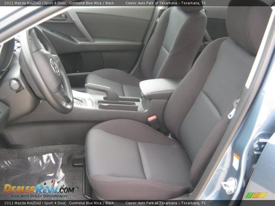 Black Interior - 2011 Mazda MAZDA3 i Sport 4 Door Photo #13