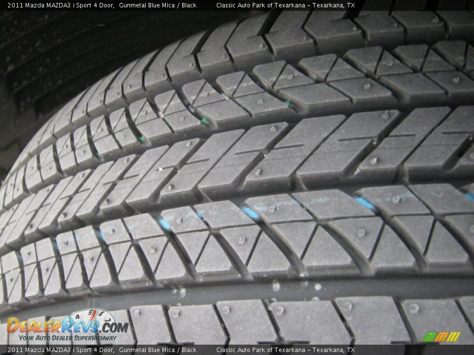 2011 Mazda MAZDA3 i Sport 4 Door Gunmetal Blue Mica / Black Photo #21