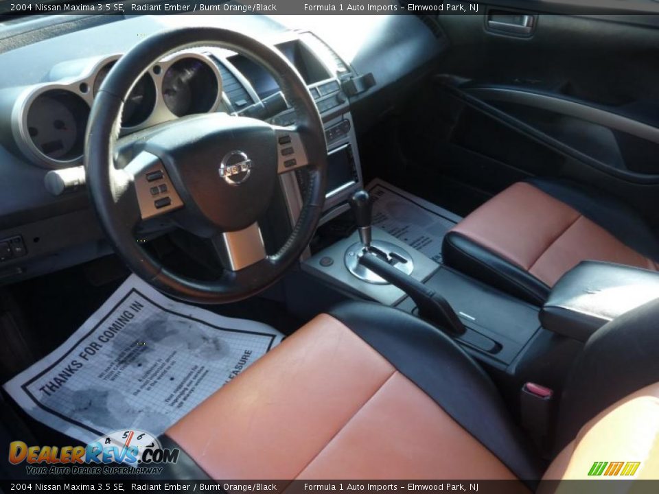 2004 Nissan Maxima 3.5 SE Radiant Ember / Burnt Orange/Black Photo #5