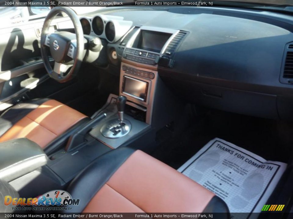 2004 Nissan Maxima 3.5 SE Radiant Ember / Burnt Orange/Black Photo #6
